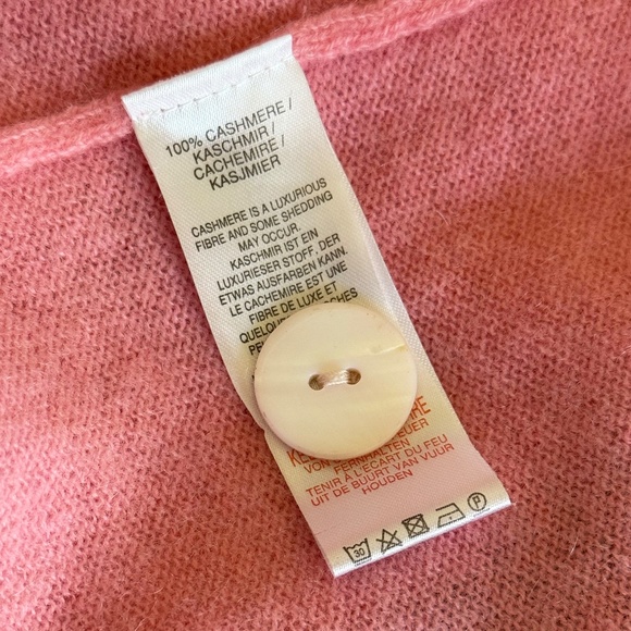 CRUSH Cashmere Pink Button-Up Cardigan - Picture 12 of 12